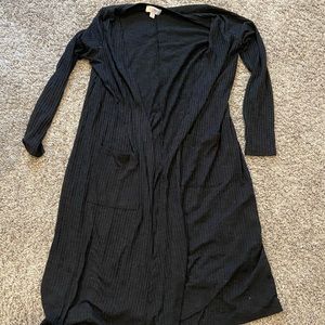lula roe sarah black cardigan